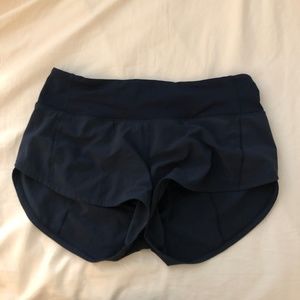 Lululemon Shorts Speed-Up Dark Navy Athletic Sport